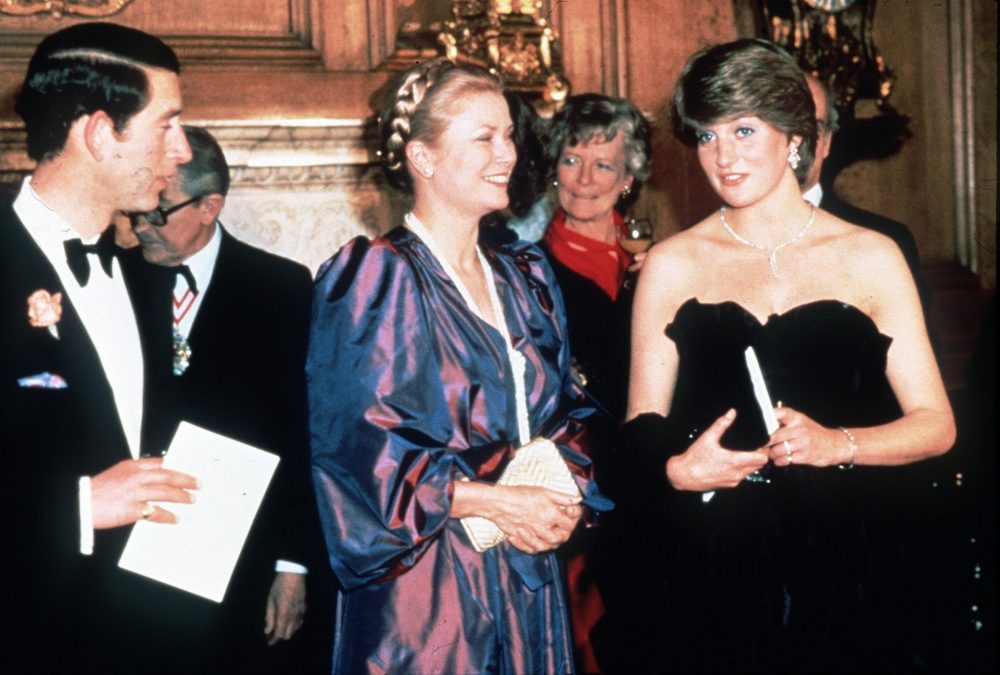 Principe Carlo d'Inghilterra, Grace Kelly, Lady Diana