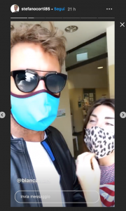 Bianca Atzei positiva al Covid-19, Stefano Corti no