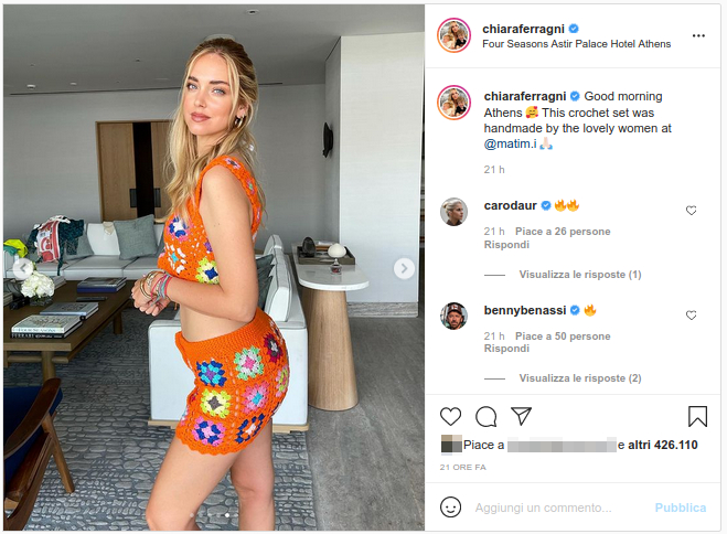 chiara ferragni outfit estate