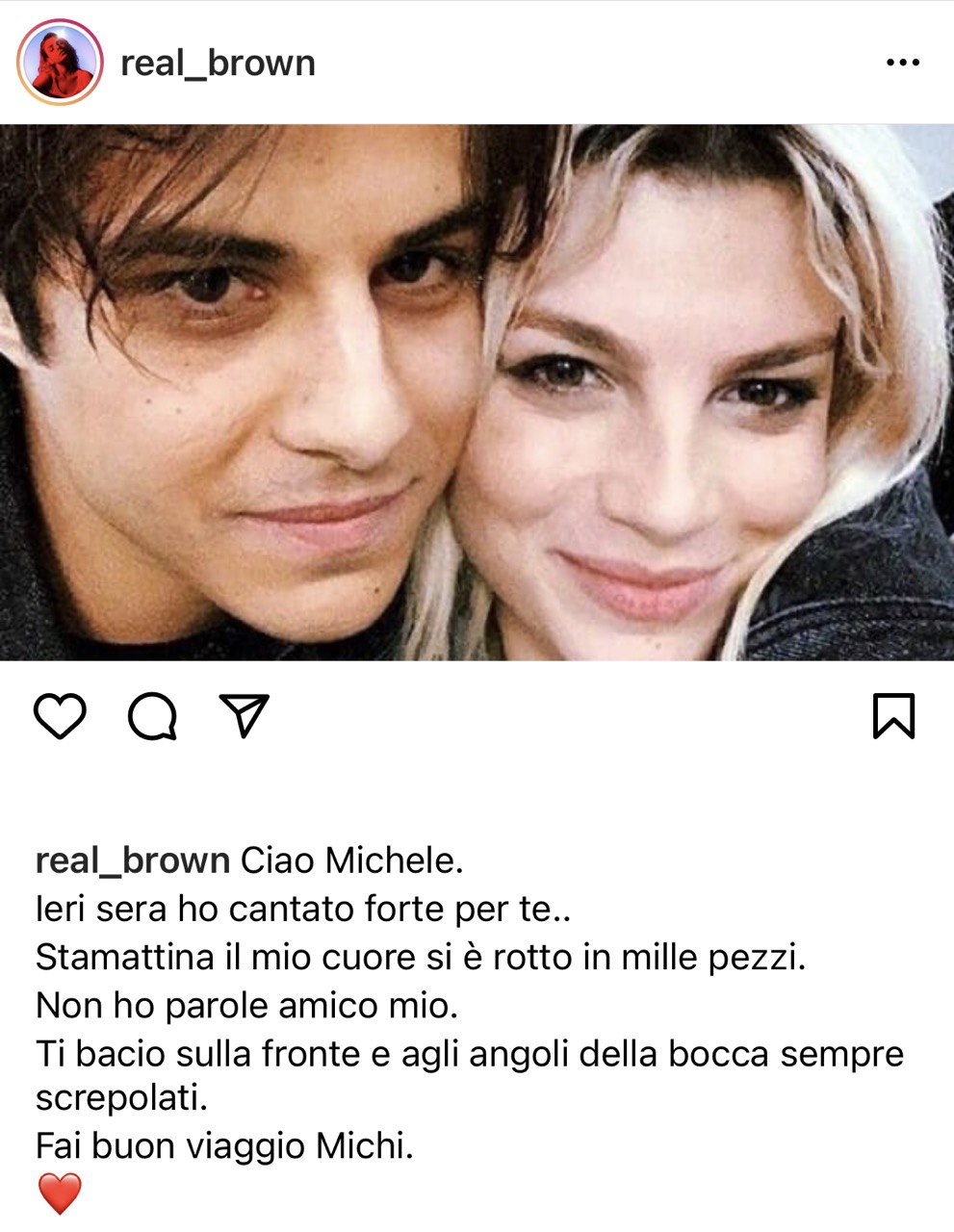 Emma marrone su Instagram