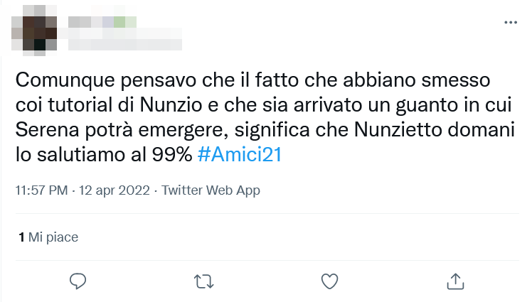 nunzio eliminato amici